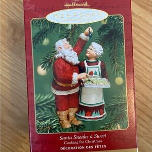 Hallmark Keepsake Ornament Santa Sneaks A Sweet